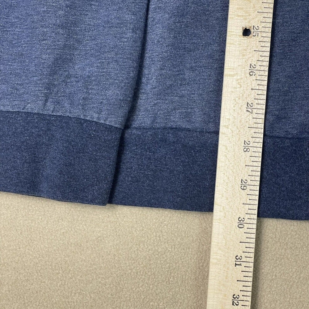 Travis Mathew Sweater Mens Extra Large Blue 1/4 Zip Pullover Sweatshirt Golfing - Picture 5 of 11